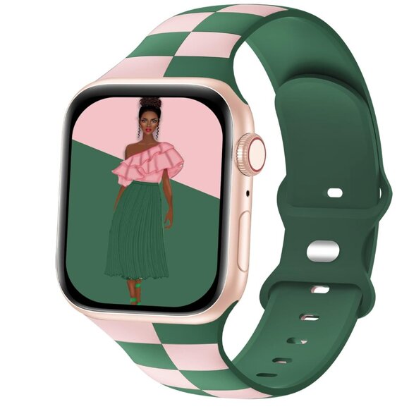 Silicone Watch Band Compatible with Apple Watch